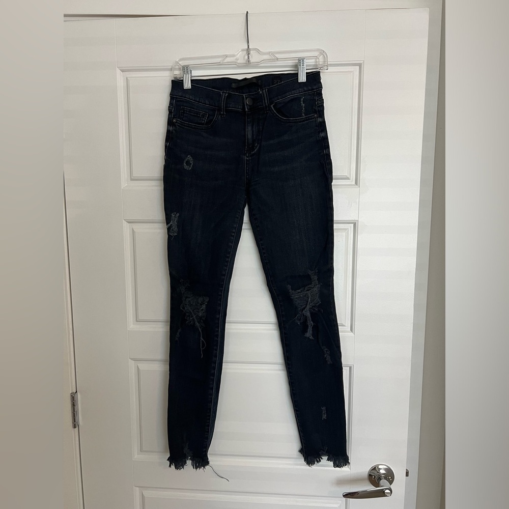 SP Black Label size 27 black ripped jeans